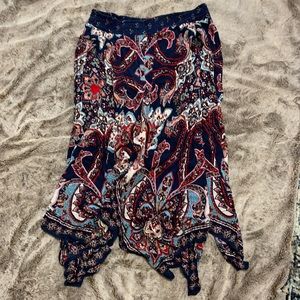 Handkerchief Maxi Skirt